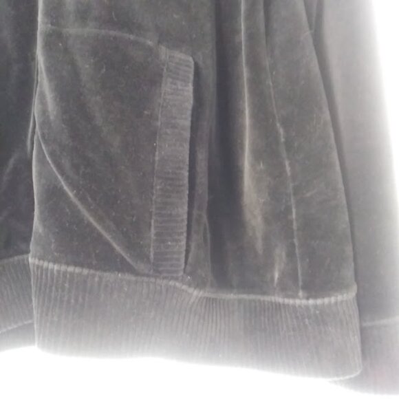 Pacer Women's size M black hooded velour jacket - Picture 4 of 16